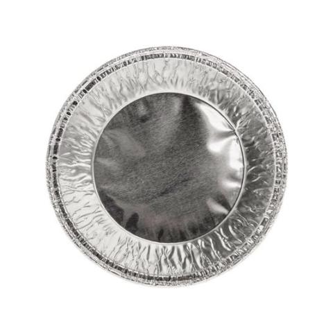 Embalagem circular de alumínio com borda ondulada Ø92x15 mm. - A 64 (vista da planta)