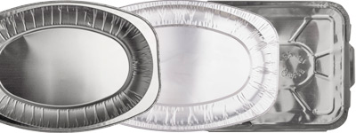 3 FEDINSA aluminum trays.