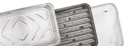 Rechteckige Fedinsa-Behälter und Tabletts.