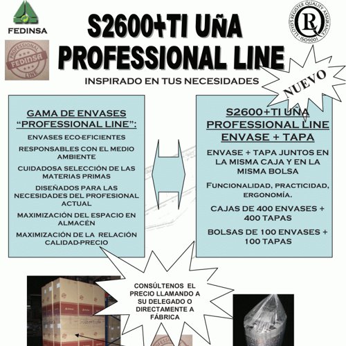 Fedinsa: Lanzamiento envase de aluminio + tapa