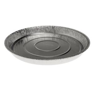 Plateau ronde en aluminium bord recourbé Ø247x23 mm - A 900 (vue oblique)