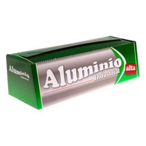 Heavy duty industrial aluminum foil roll 29cmx200 m. - E.29X200BL1-6 (oblique view)