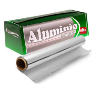 Food-grade aluminum foil roll 29cmx300 m. - E.29X300BL2-6 (pack + roll view)