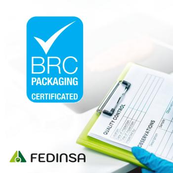 Go to the news: BRC Packaging certification renewal 2023-2024 Fedinsa - BRC packaging certificate.
