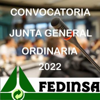 Fedinsa: Convocatoria de Junta General ordinaria de accionistas 2022 Fedinsa: Convocatoria de Junta General ordinaria de accionistas 2022