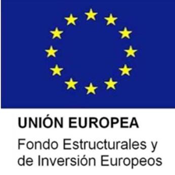 Ayuda cofinanciada por el Fondo Europeo de Desarrollo Regional Unión Europea: Fondo Estructurales y de Inversión Europeos