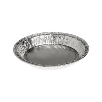 Envase circular de aluminio con borde rizado Ø113x12.5 mm - A 106 (vista oblicua)