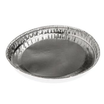 Envase circular de aluminio con borde rizado Ø74x7 mm - C 32 (vista oblicua)