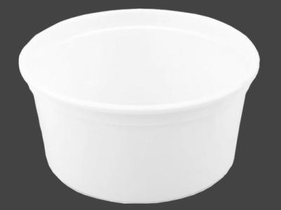 Envase circular de plástico inyectado blanco GXPB 500 INY