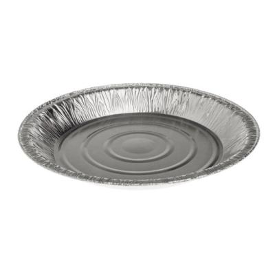 Envase circular de aluminio con borde rizado Ø202x19 mm - A 460 (vista oblicua)