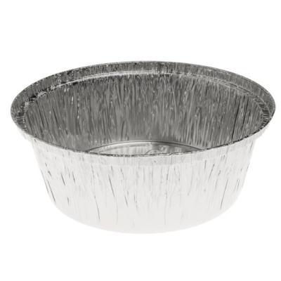 Embalagem circular de alumínio com borda ondulada Ø216x68 mm - B 1900 (vista oblíqua)