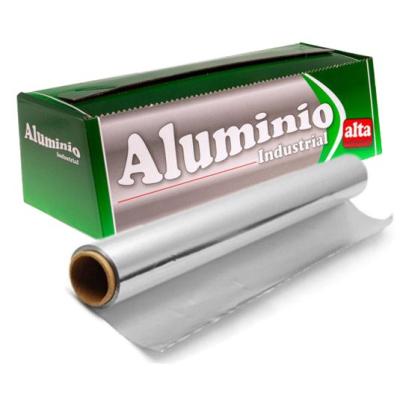 Rollo de papel aluminio alimentario 40 cm × 2,1 kg - E.40X2,1BL2-6 (vista pack + rollo)