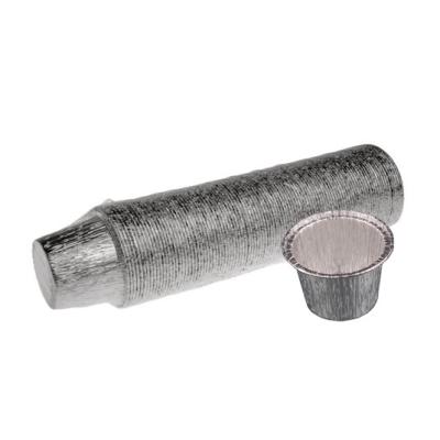 Runde Alu-Schale mit Bordelrand Ø72x45 mm - CA 107 + A 107 (Packansicht horizontal)