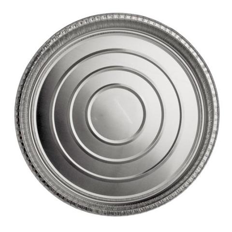 Envase circular de aluminio con borde rizado Ø277x23 mm - A 1230 MM (vista planta)
