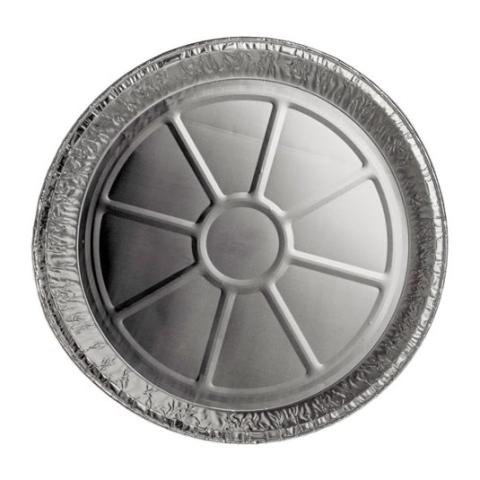 Envase circular de aluminio con borde rizado Ø288x40 mm - A 2100 (vista planta)