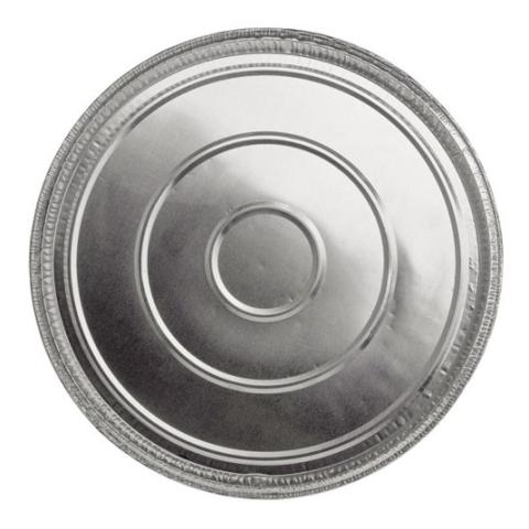 Envase de aluminio circular con borde rizado Ø220x7mm - A 230  (vista planta)