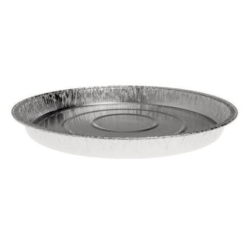 Envase circular de aluminio con borde rizado Ø247x23 mm - A 900 (vista lateral)