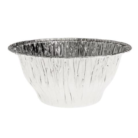 Envase circular de aluminio con borde rizado Ø113x48 - A 250 (vista alzado)