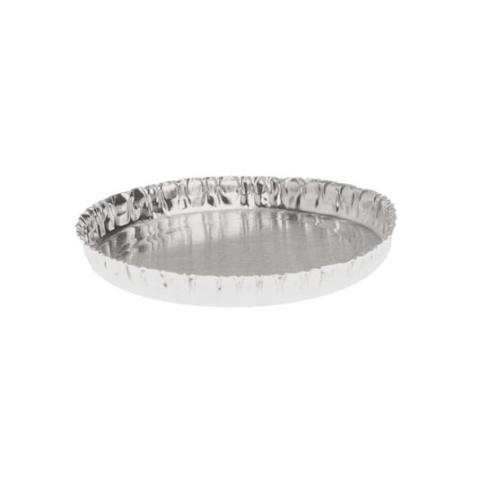 Envase de aluminio circular con borde rizado Ø61x7 mm - C 21 (vista lateral)