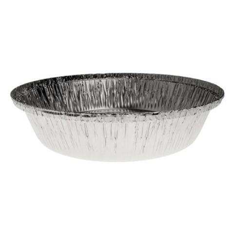 Embalagem circular de alumínio com borda ondulada Ø208x40 mm - C 807-1025L (vista elevada)