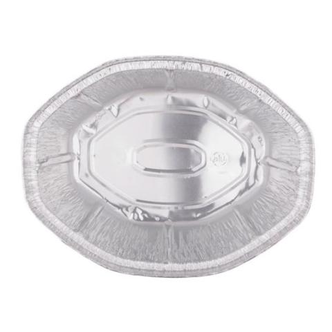 Embalagem de alumínio octogonal com borda ondulada e borda elevada 256x192x87 mm - S 2600 (vista da planta)