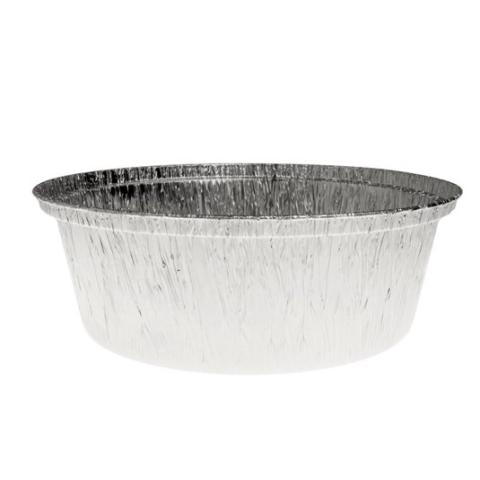 Envase circular de aluminio con borde rizado y canto alzado - B 1420 PRO (vista lateral)
