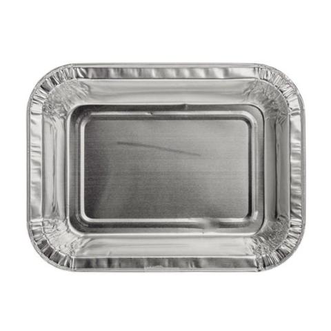 Rechteckiger alu-Schale mit rollrand 159x119x35 mm - D 395 MM (anlagenansicht)
