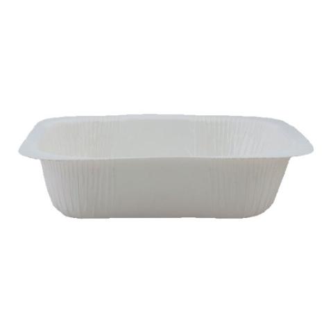 Embalagem de papel quadrado 133x133x33 mm - PD 345 (vista lateral)