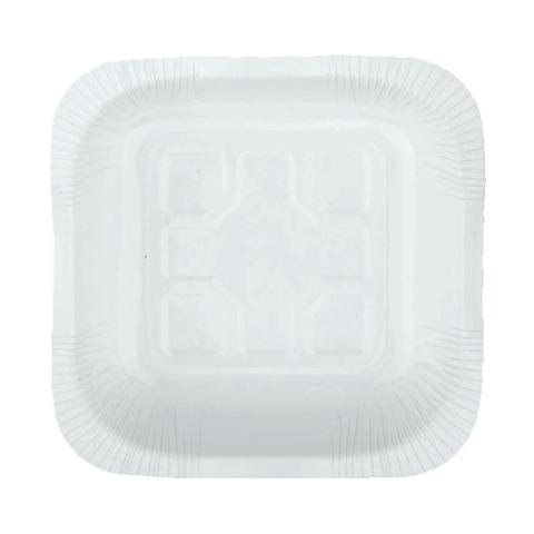 Embalagem de papel quadrado 133x133x33 mm - PD 345 (vista planta)