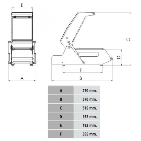 Manuelles thermosiegelmaschine - TERM plastico (Massnahmen)