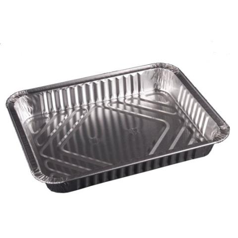 Aluminium Rechteckig mit G Rand Allzweckschale 227x177x30 mm. - Ref.: D 800 MM (schräge Ansicht II)