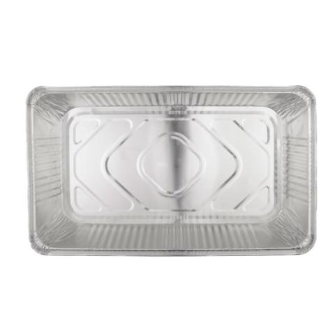 Bandeja de alumínio retangular com borda ondulada 526x326x80 mm. - D 11450* (vista em planta)