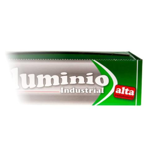 Lebensmittelechte Aluminiumfolienrolle 29 cm × 200 m - E.29X200BL1-6 (Detailansicht)