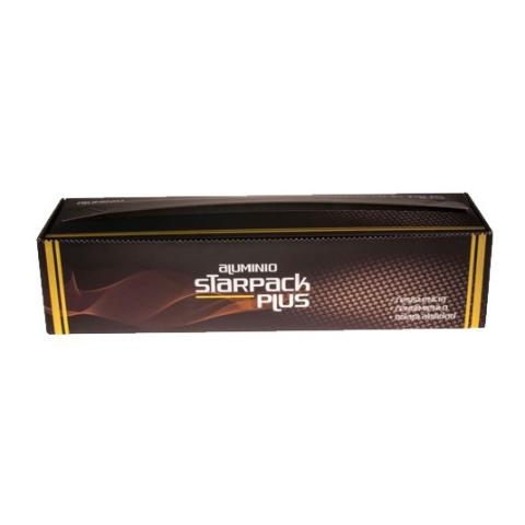 Rollo de papel de aluminio alimentario STARPACK PLUS 40cmx300 m. - E.40X300PLUS2 (vista pack frontal)