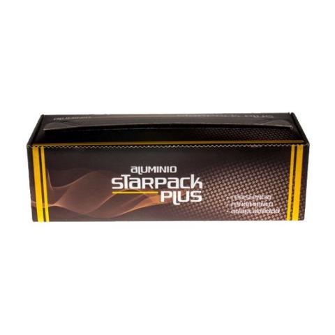 Rouleau de papier aluminium alimentaire STARPACK PLUS 29cmx200 m - E.29X200PLUS1 (vue pack avant)