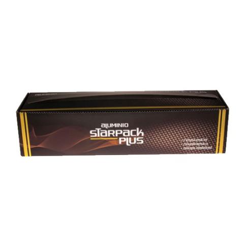 Rouleau de papier aluminium alimentaire STARPACK PLUS 40cmx270 m - E.40X270PLUS1 (vue pack avant)