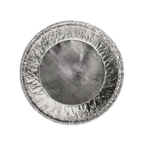 Round aluminum foil container with crimped edge Ø92x15 - A 85 (plan view)