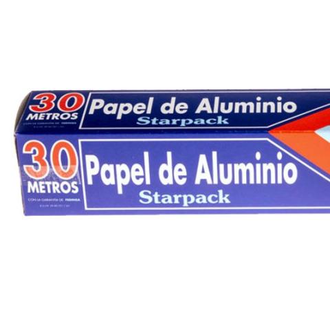 Rolo de papel de alumínio alimentar Starpack 29 cm x 30 m – STAR1 30 (vista de detalhe)