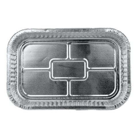 Aluminum foil rectangular container 282x185x37 mm - D 1500 (plant view)