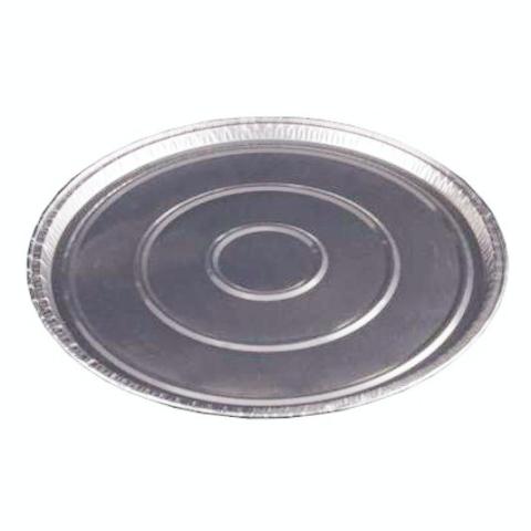 Round aluminum foil container with crimped edge Ø220x7 mm - A 230 (oblique view  II)