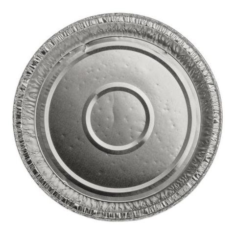 Round aluminum foil container with crimped edge Ø157x20 mm - A 278 (plan view)