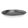 Envase circular de aluminio con borde rizado Ø277x23 mm - A 1230 MM (vista lateral)