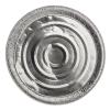 Embalagem circular de alumínio com borda ondulada Ø135x17 mm - A 203 (vista da planta)