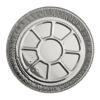 Embalagem circular de alumínio com borda ondulada Ø190x22 mm - A 490 (vista da planta)