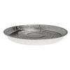 Envase circular de aluminio con borde rizado Ø247x23 mm - A 900 (vista lateral)