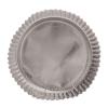 Envase de aluminio circular con borde rizado Ø90x20 mm - C 115 (vista planta)