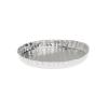 Envase de aluminio circular con borde rizado Ø61x7 mm - C 21 (vista lateral)