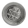 Envase circular de aluminio con borde rizado y canto alzado - B 1420 PRO PL8 (vista planta)