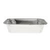 Rechteckiger alu-Schale mit rollrand 159x119x35 mm - D 395 MM (Vorderansicht)