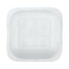 Embalagem de papel quadrado 133x133x33 mm - PD 345 (vista planta)